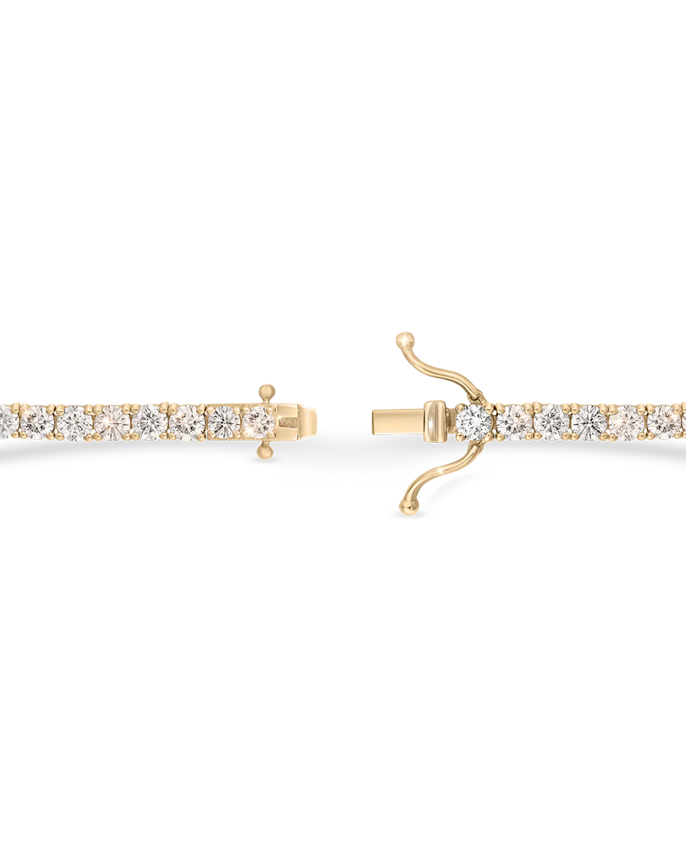 4.00ct Tennis Bracelet - 18ct Yellow Gold - Image 5