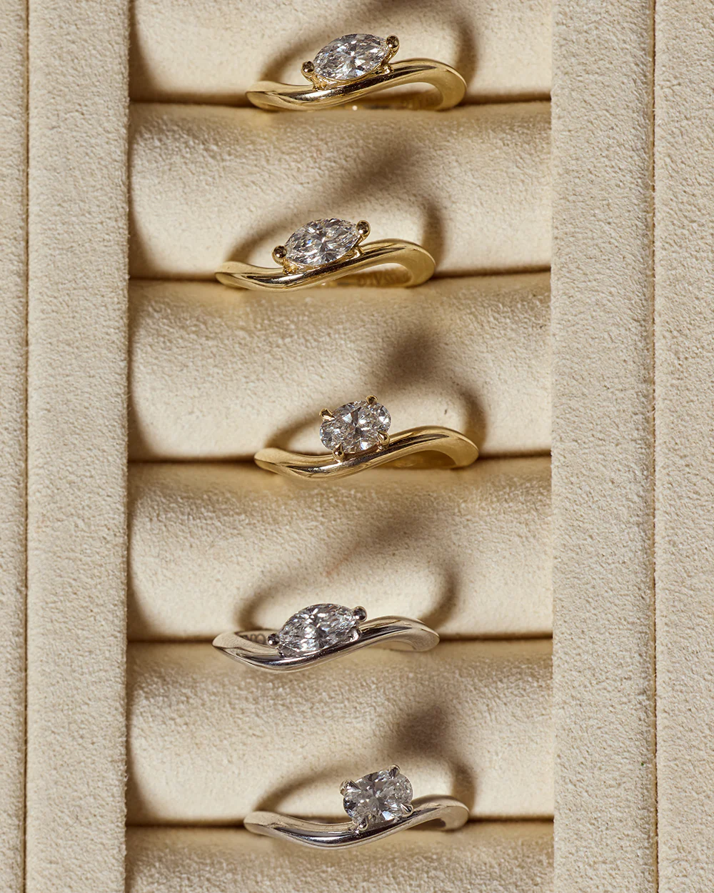 Astra Marquise Natural Diamond Pinky Ring - Image 22