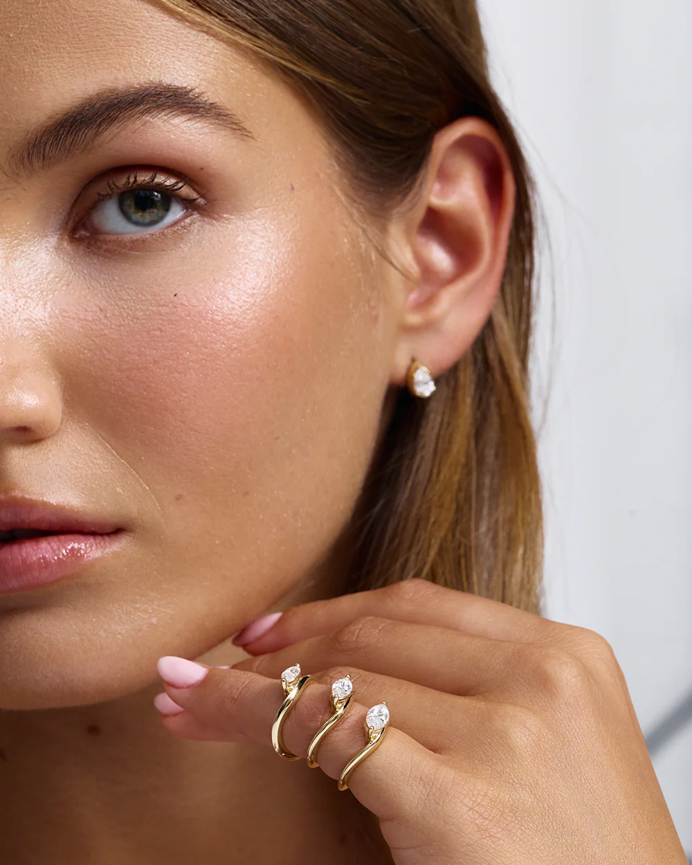 Astra Marquise Natural Diamond Pinky Ring - Image 20