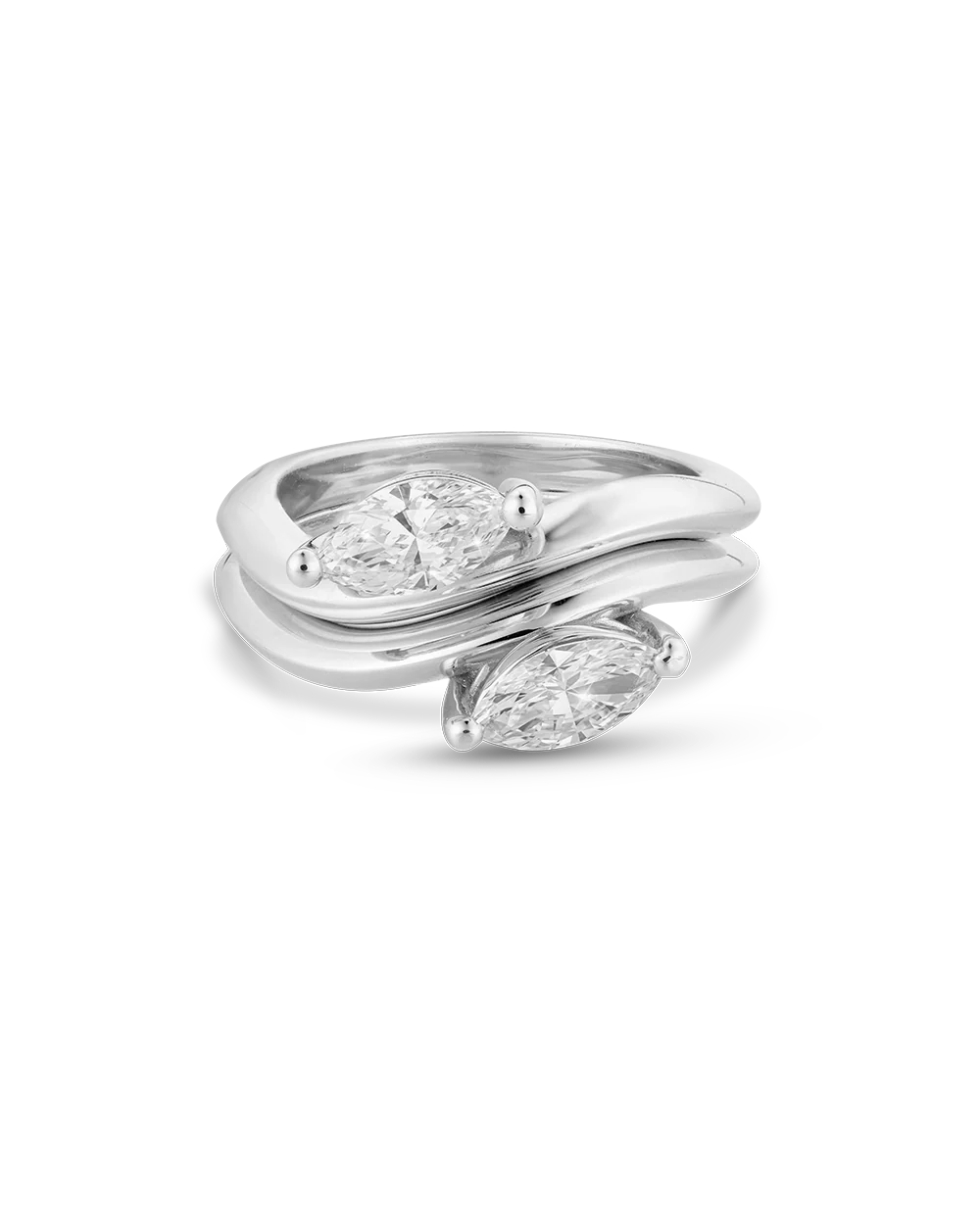 Astra Marquise Natural Diamond Pinky Ring - Image 14