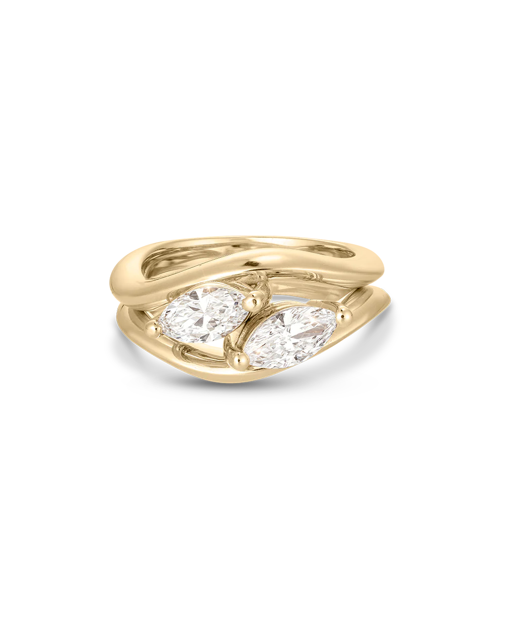 Astra Marquise Natural Diamond Pinky Ring - Image 15