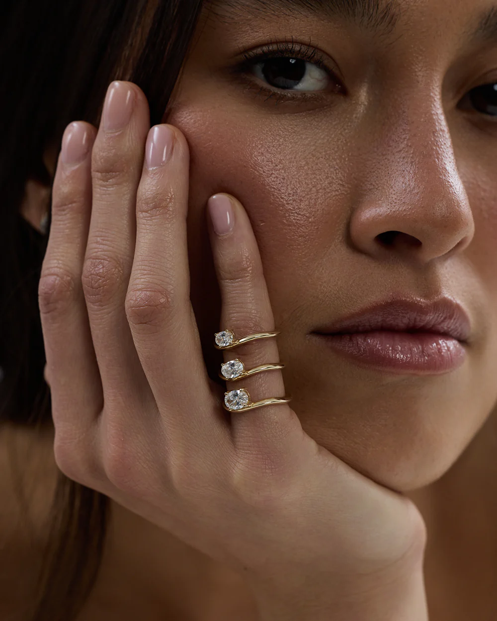 Astra Oval Pinky Ring - Ready in 7 Days - Image 3