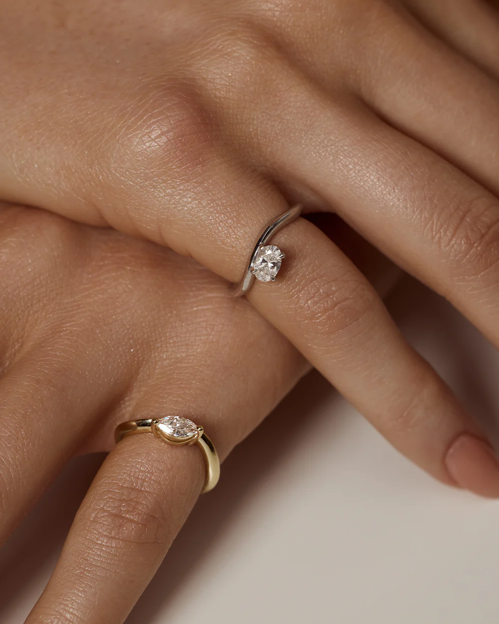 Astra Oval Pinky Ring - Image 7