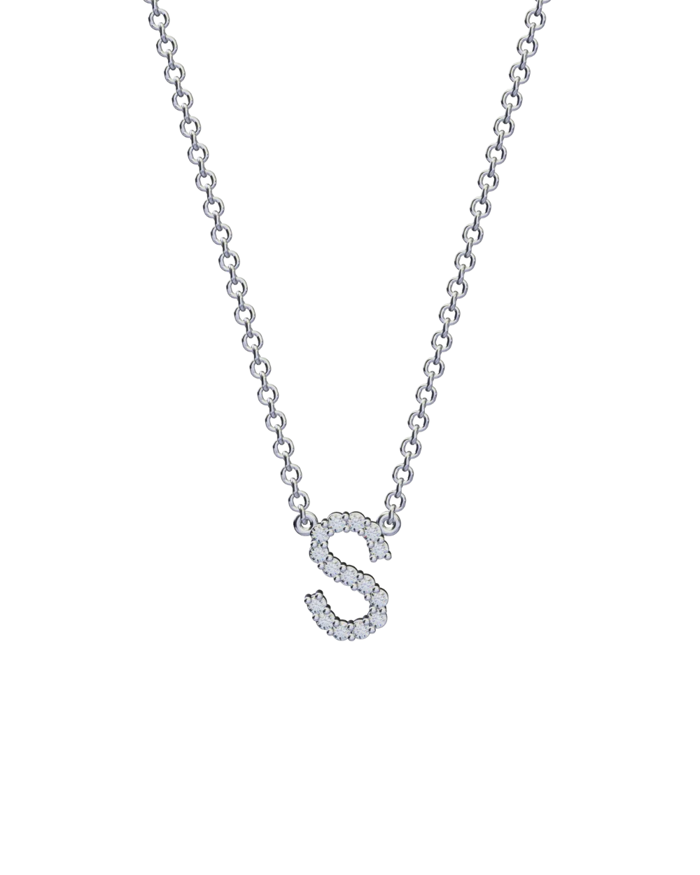 Diamond Initial Necklace - Image 58