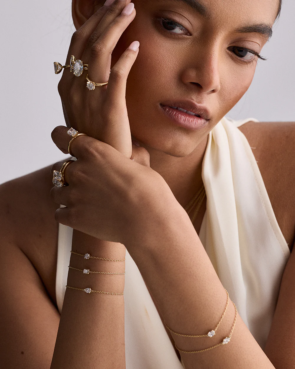 Jessica 1ct Brilliant Round Solitaire Diamond Engagement Ring - Image 11