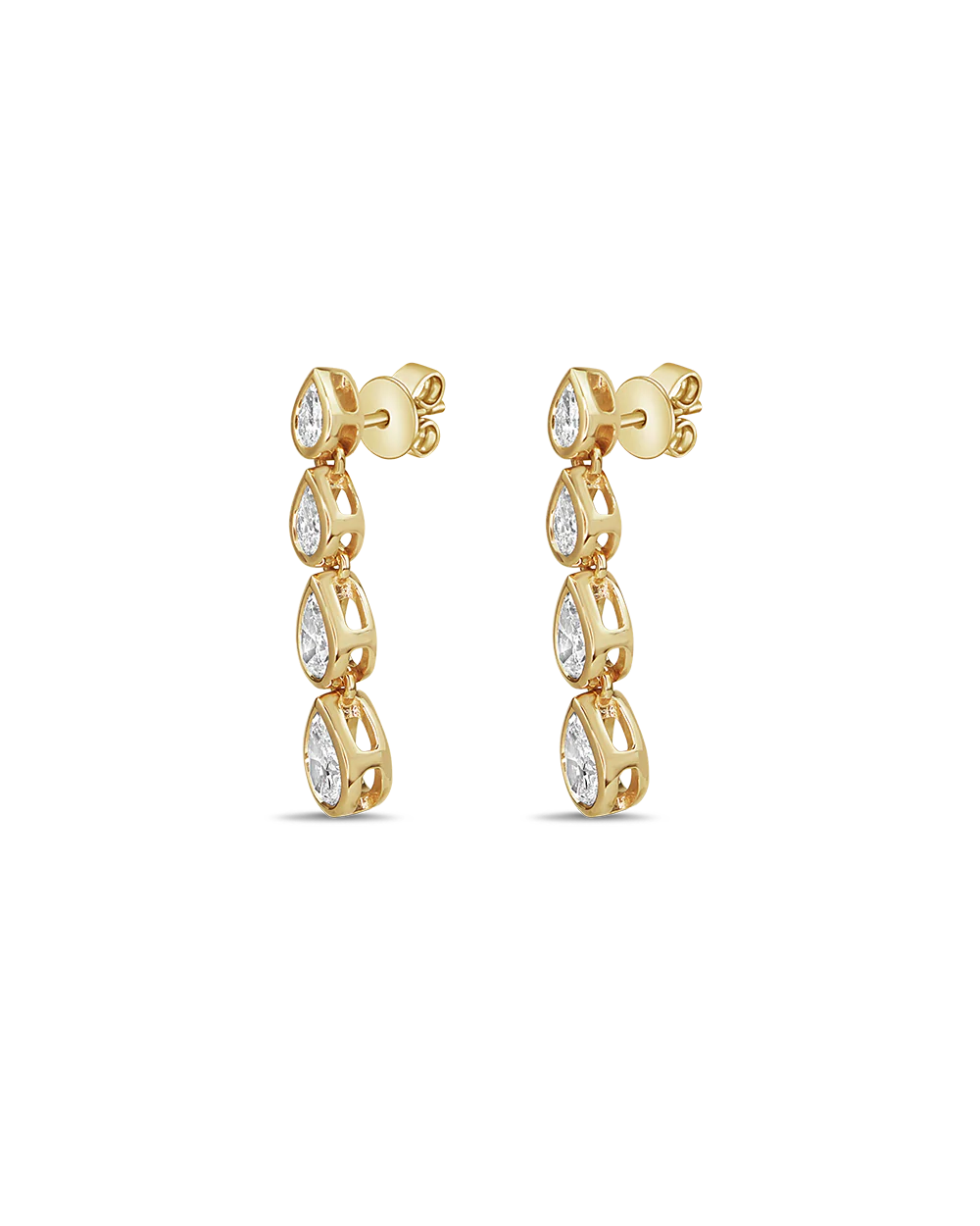 Lumiere Diamond Drop Earrings - Image 7