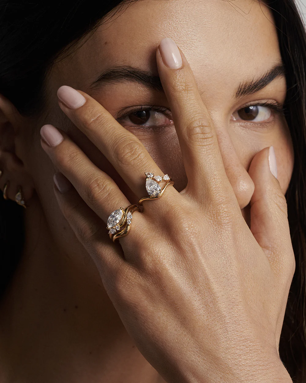 Maeve Curved Diamond Band - Image 6