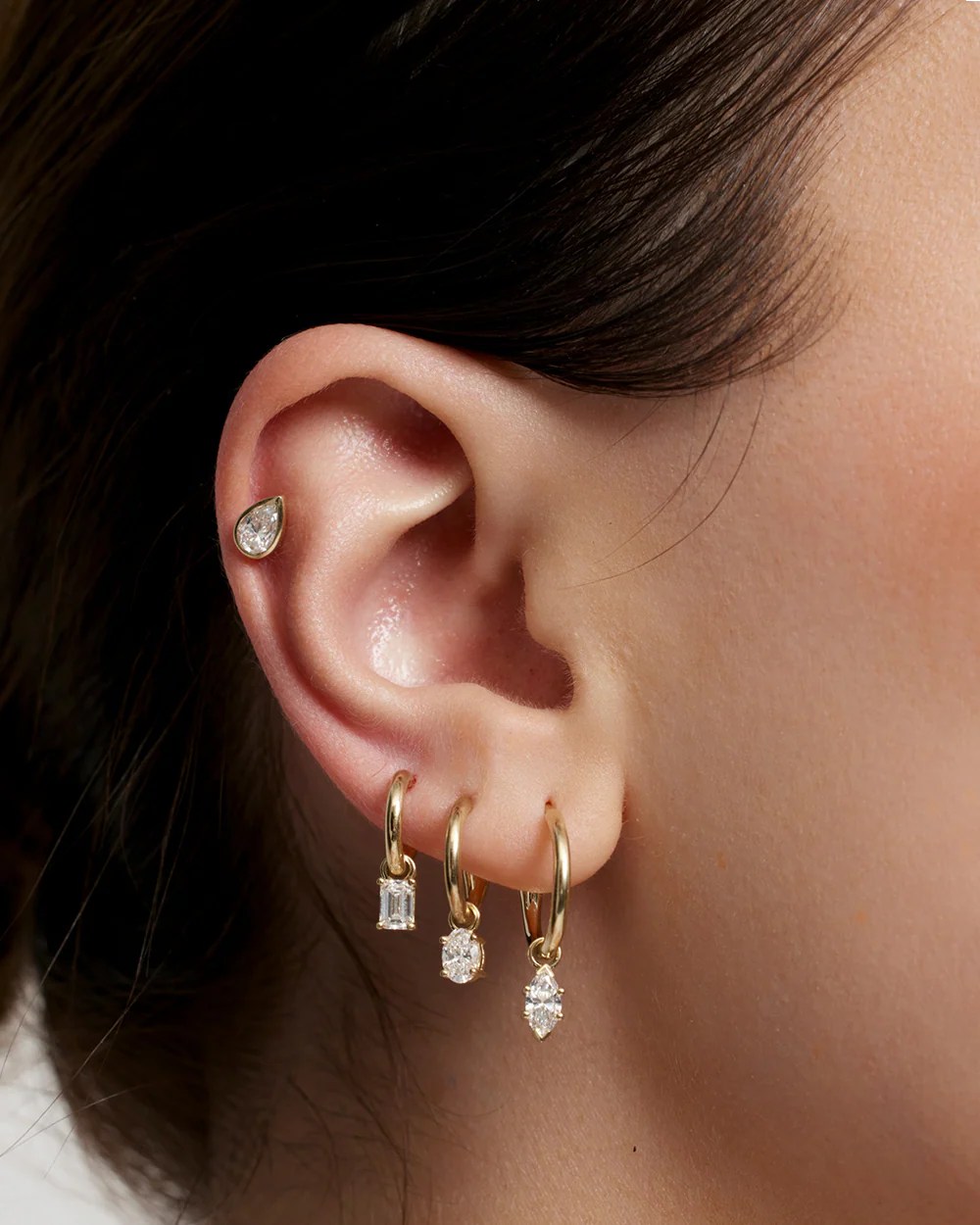 Oval Diamond Charm - Image 5