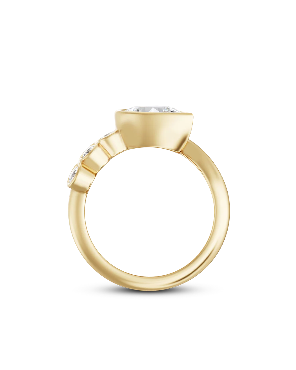 Soraya 1.31ct East West Pear Diamond Ring - Image 7