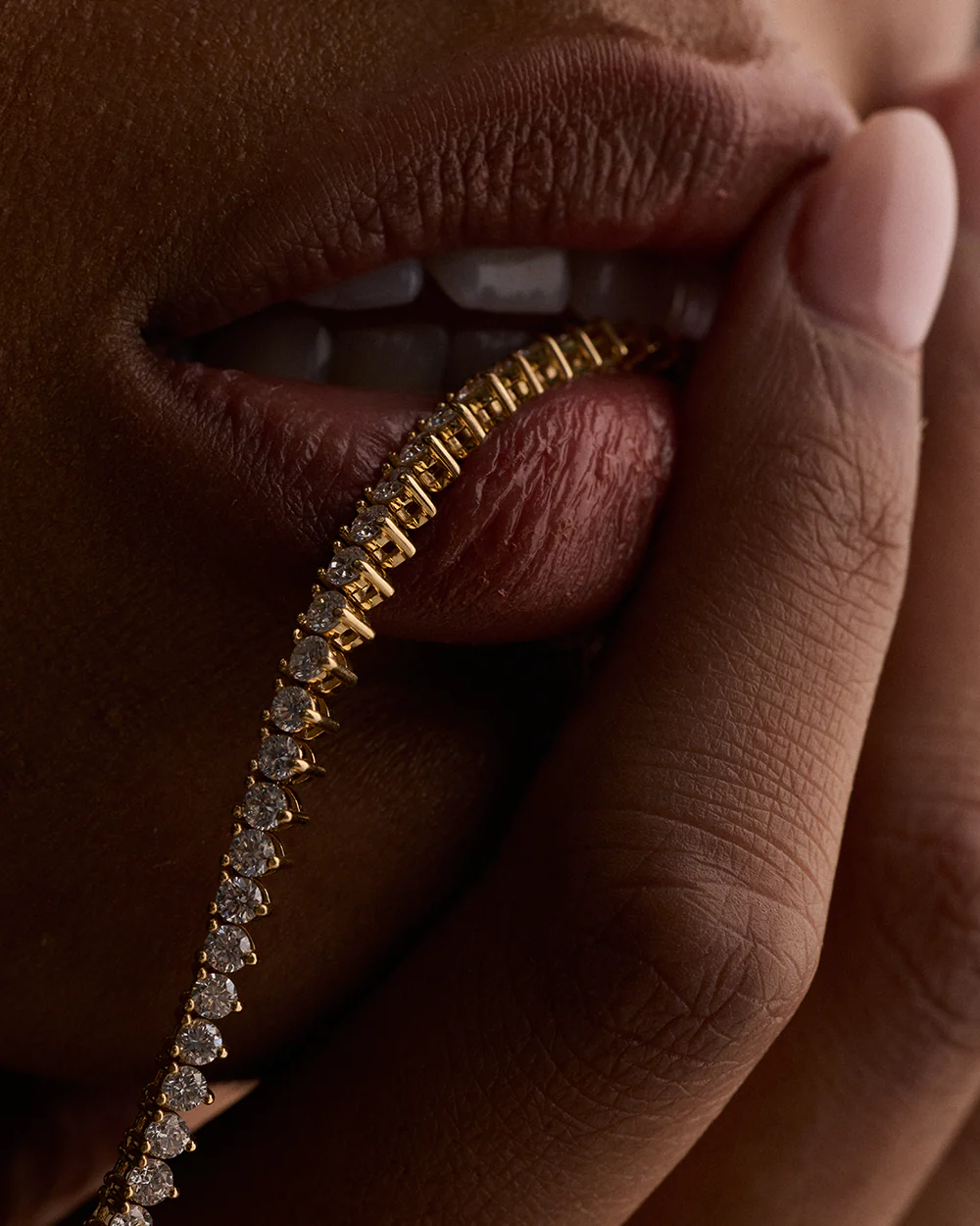 Three Claw Tennis Necklace - Image 10